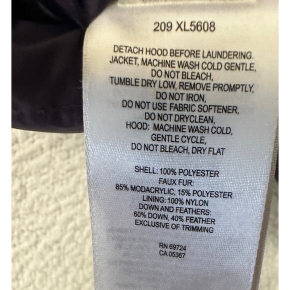 Columbia Womens Longhorn Ridge Puffer Down Hooded Jacket Large - Picture 8 of 9